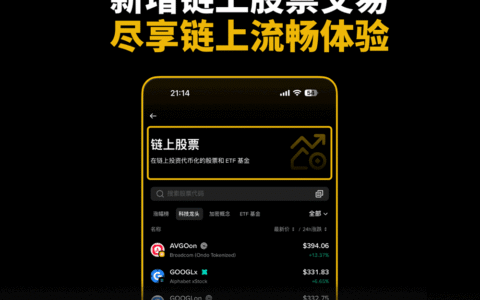 币安钱包开启链上美股交易新纪元：零门槛投资科技巨头指南