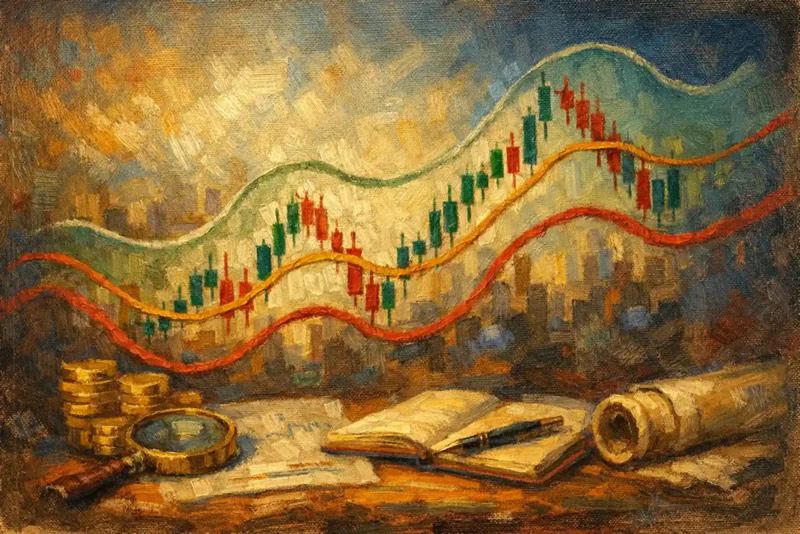 布林通道(BOLL)详细解析:三条轨道意思、开口变化、用法到实盘交易策略