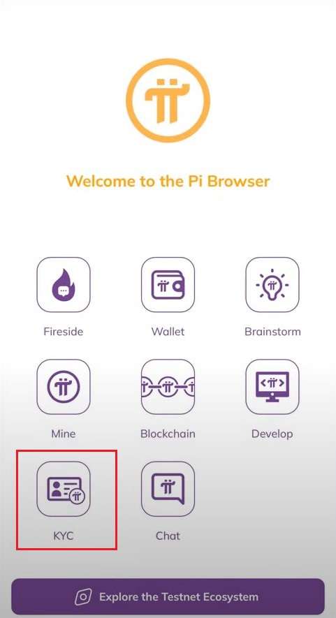 Pi浏览器KYC入口