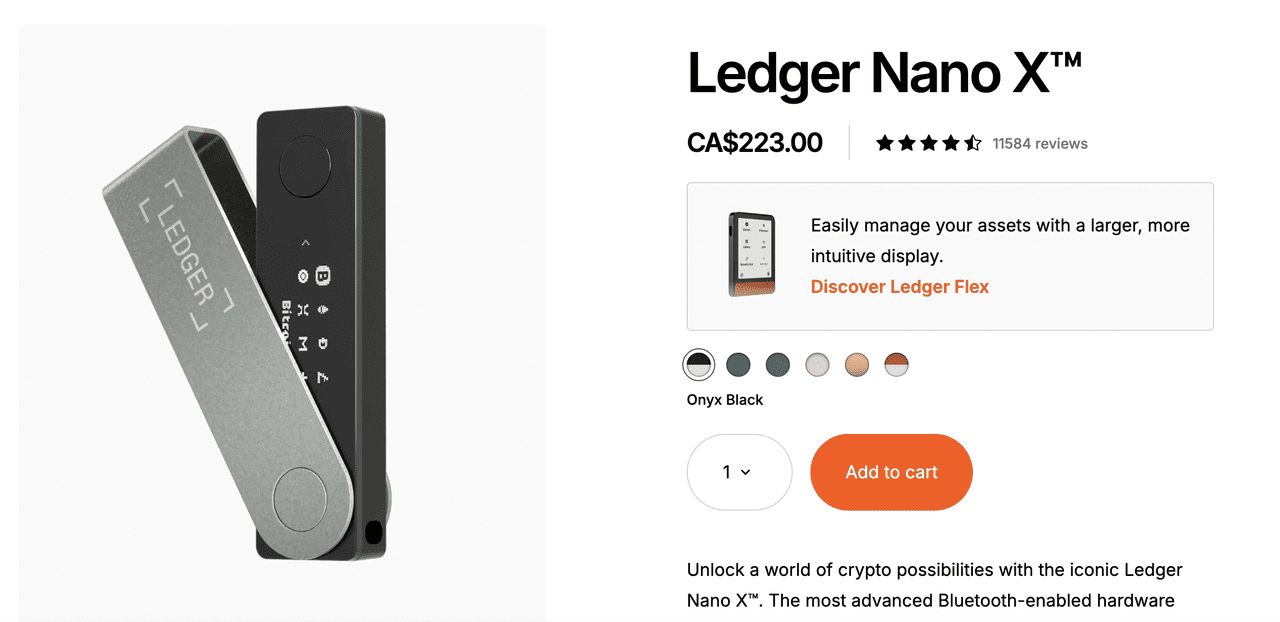 Ledger Nano X硬件钱包
