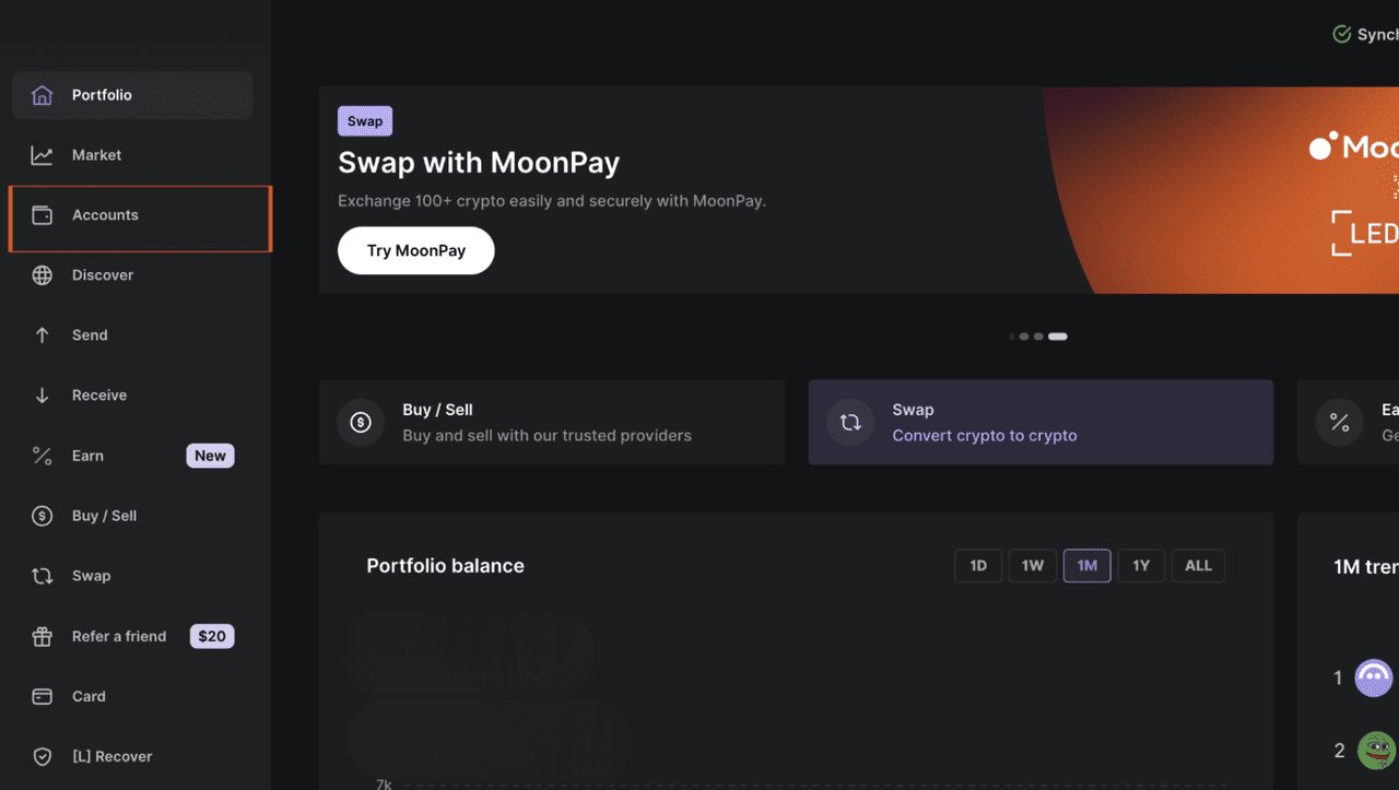 Ledger Live 连接教学