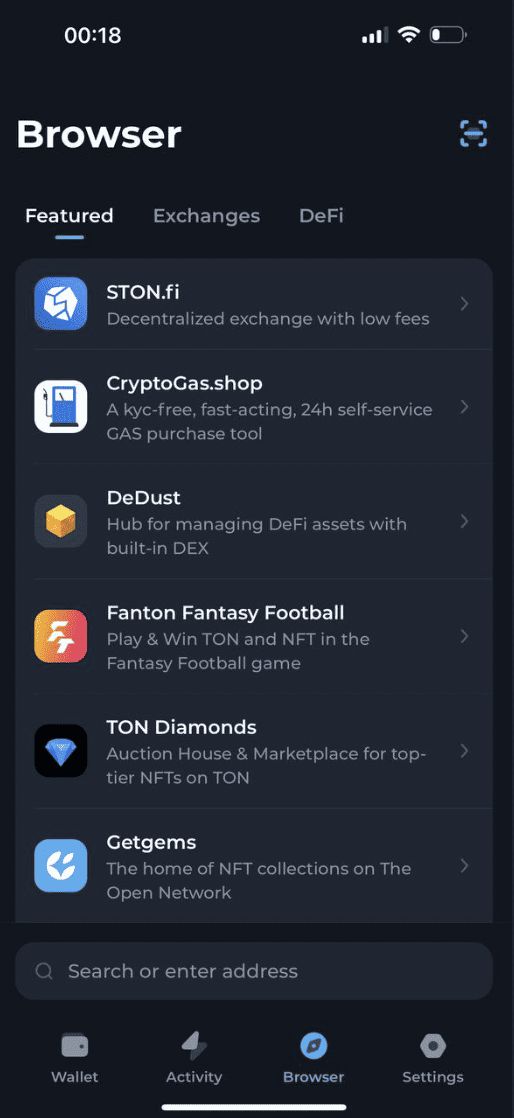 钱包设置完成界面