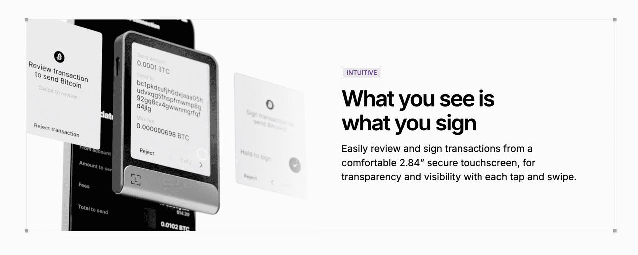Ledger Flex设计细节