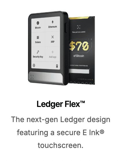 Ledger Flex对比