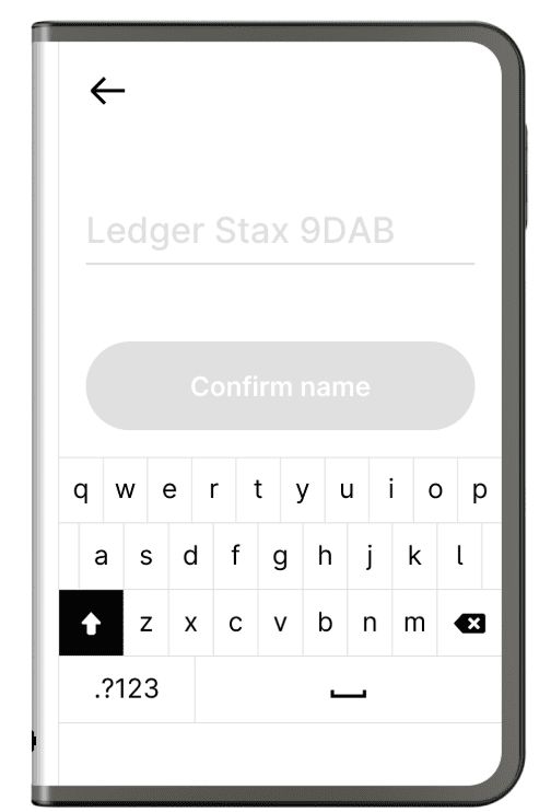 为Ledger Stax命名