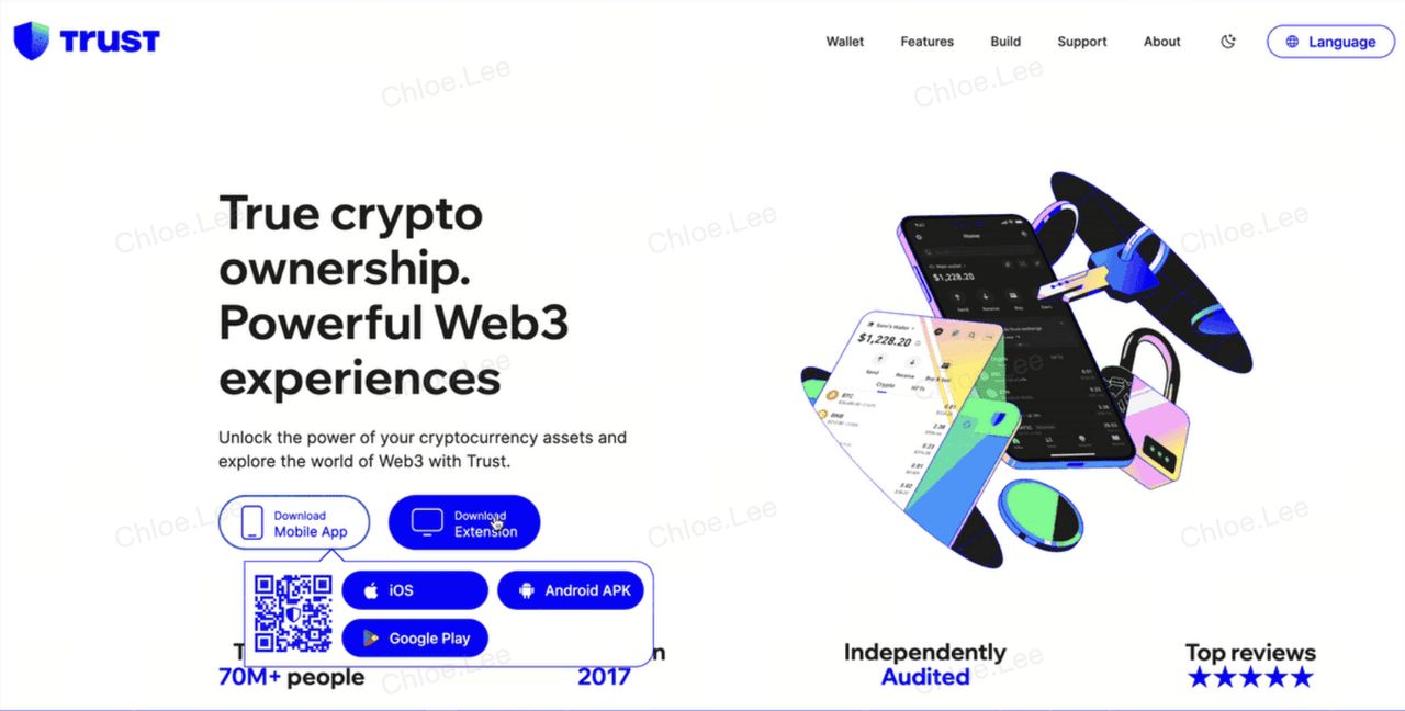 Trust Wallet下载页面