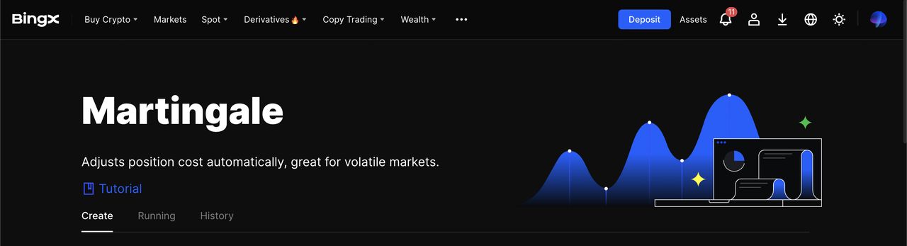 1. BingX 网格交易和马丁格尔机器人_图2