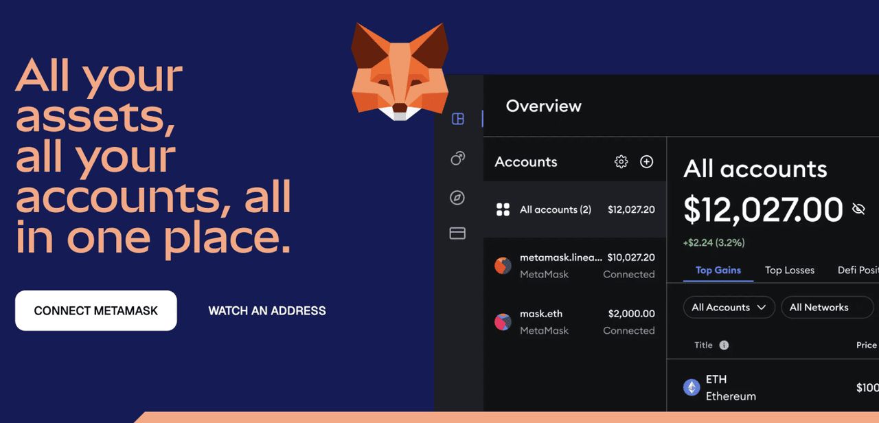 MetaMask用户界面