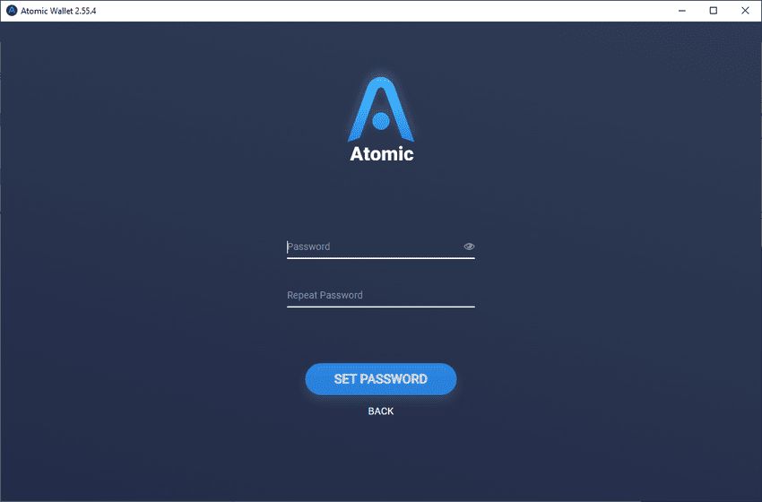 创建新钱包界面