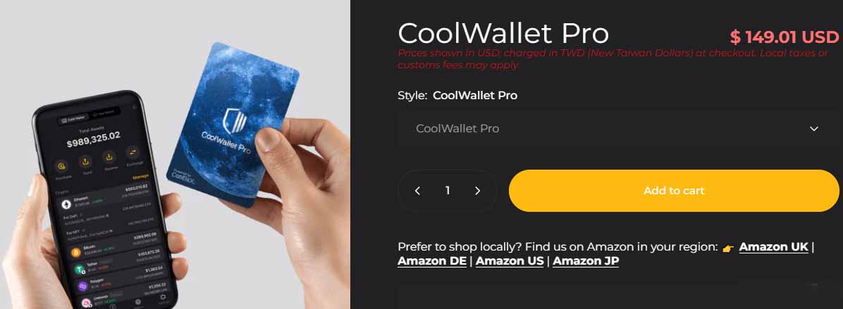 CoolWallet Pro