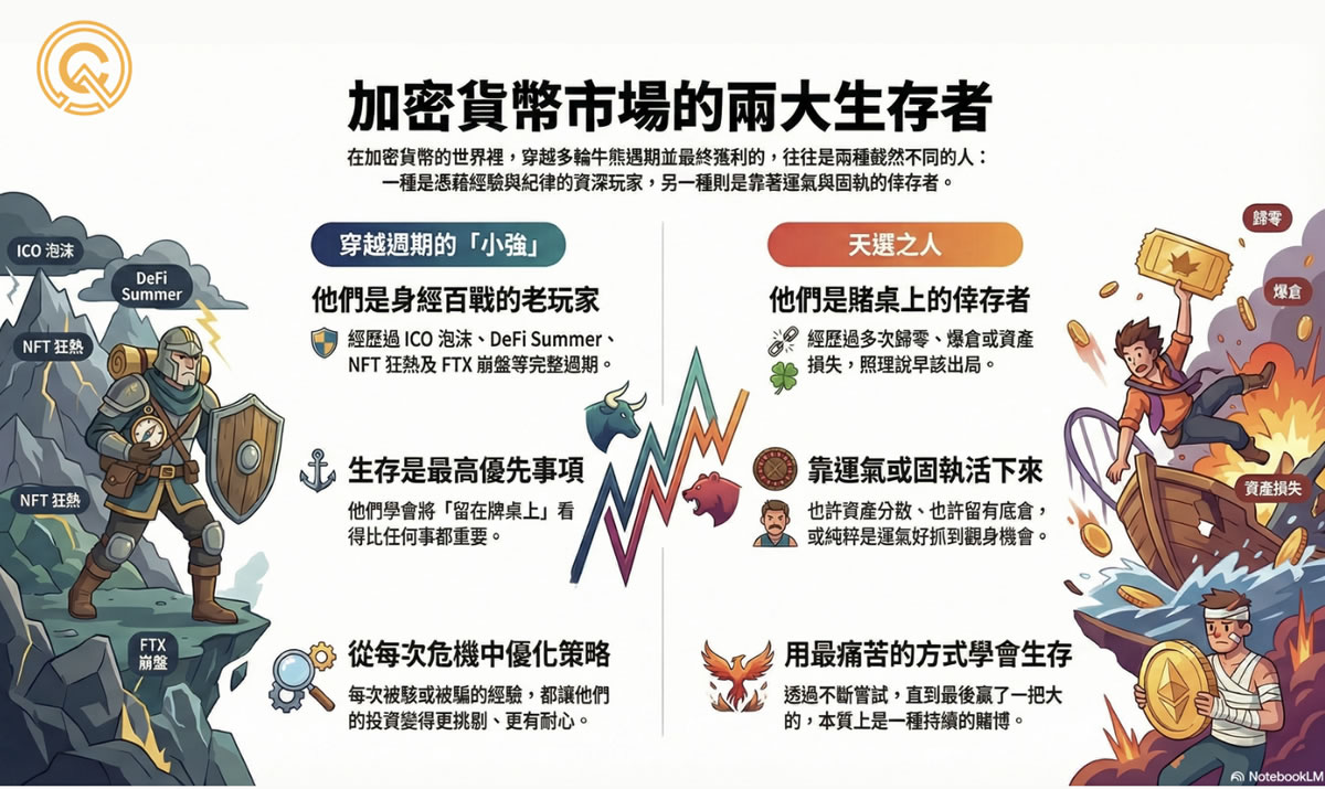 为什么90% 的币圈玩家都会亏损?真正能活下来的只有这两种人