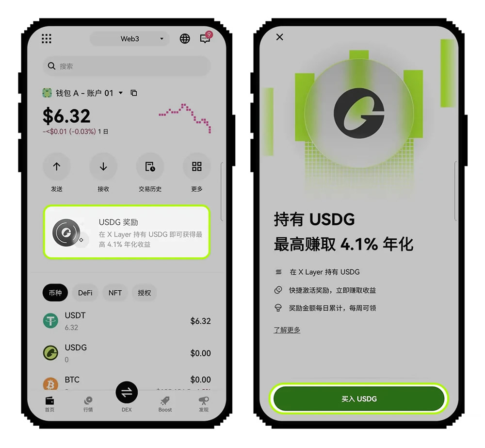 什么是 USDG?如何在OKX Web3钱包参与USDG奖励活动?