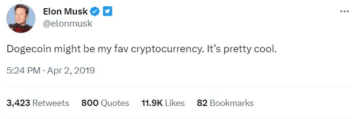 马斯克与狗狗币