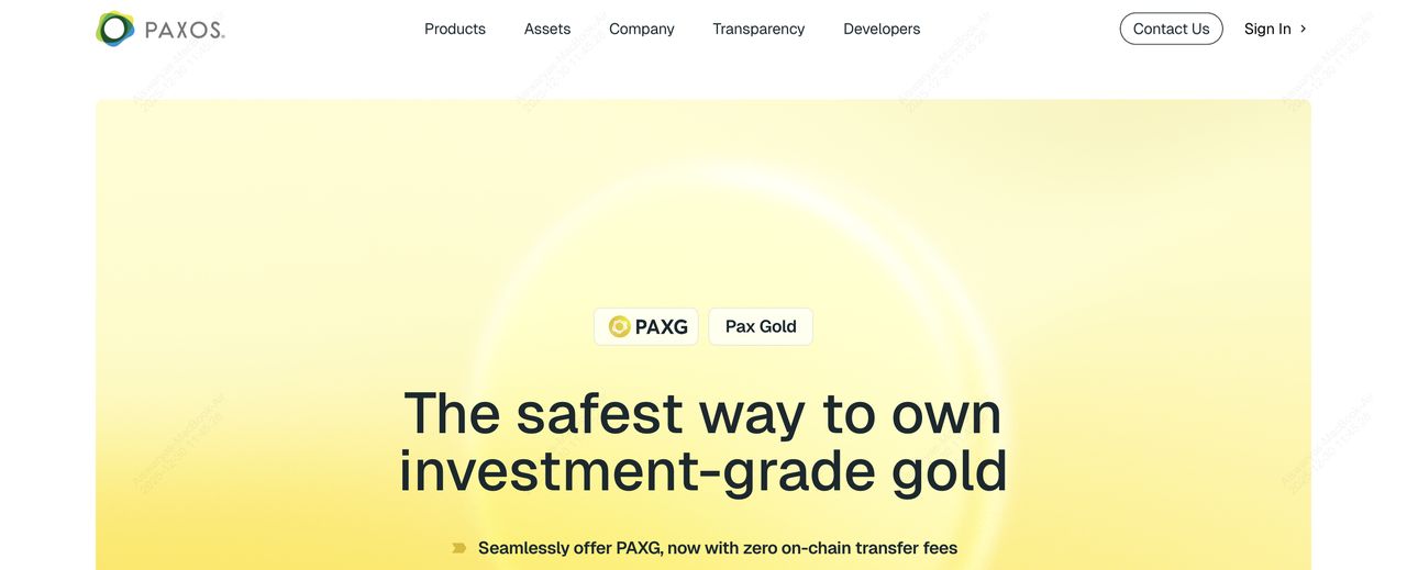 Pax Gold (PAXG)介绍