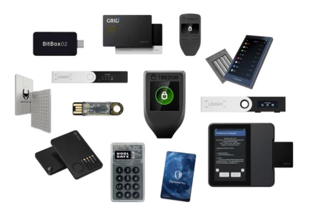 使用加密硬件钱包安全提示