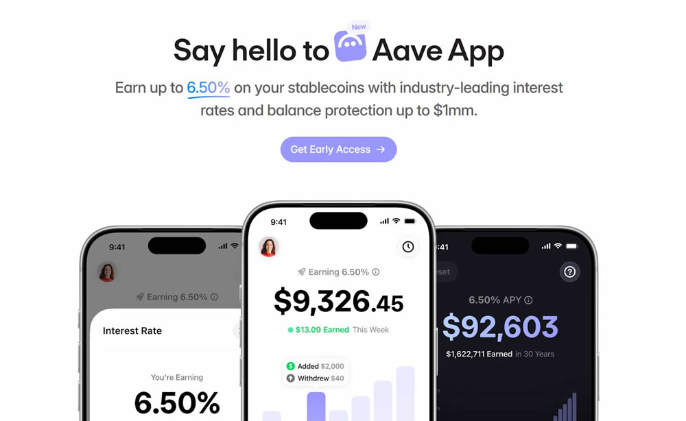 DeFi龙头AAVE推出储蓄APP,三大亮点带你全面了解AAVE App_图2