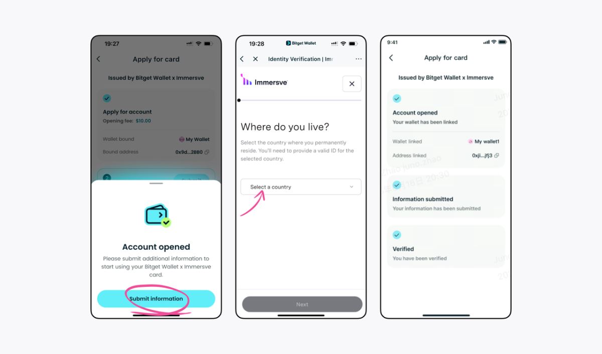 Bitget钱包卡个人信息填写
