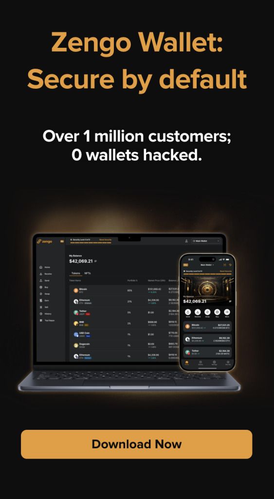 Zengo钱包界面展示