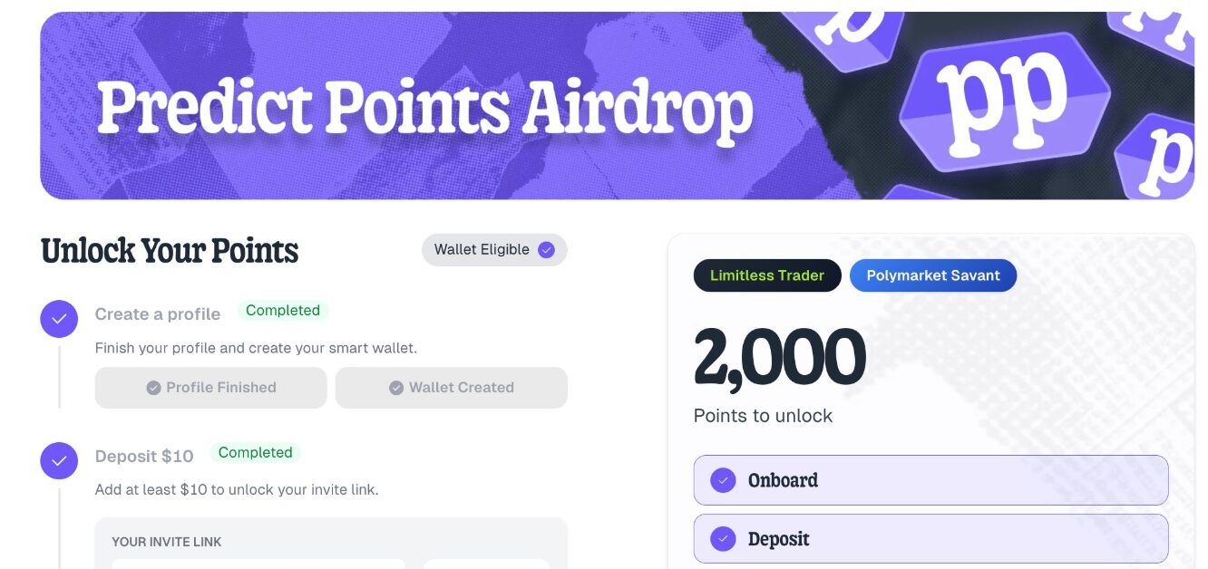 Predict.fun:BNB链上的革命性预测协议,如何赚取积分赢取2026年空投?