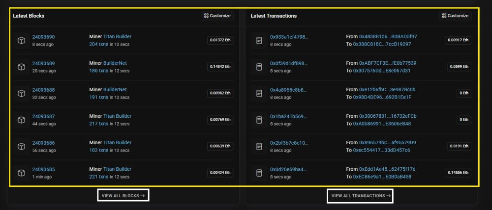 区块链浏览器详细介绍