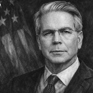 美国财政部部长斯科特·贝森特在国会听证会上发言