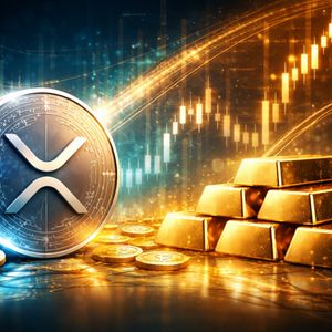 XRP vs 黄金技术分析图表