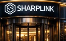 Sharplink ETH持仓逼近87万枚，机构投资者占据46%股份