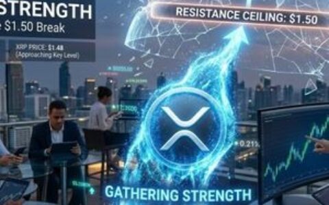 XRP价格积聚力量，交易者预期突破1.50美元