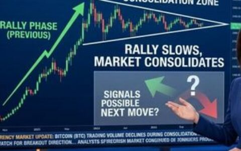 比特币涨势放缓，盘整信号暗示下一步走势